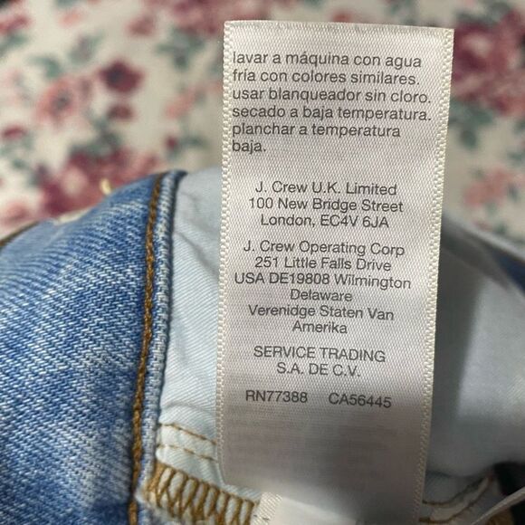 Madewell The Perfect Vintage Light Wash Distressed High Rise Raw Hem Jeans Sz 26 - Picture 11 of 12